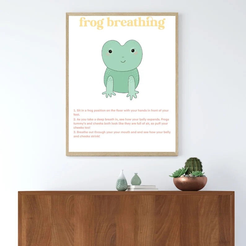 Frog Breathing Printable