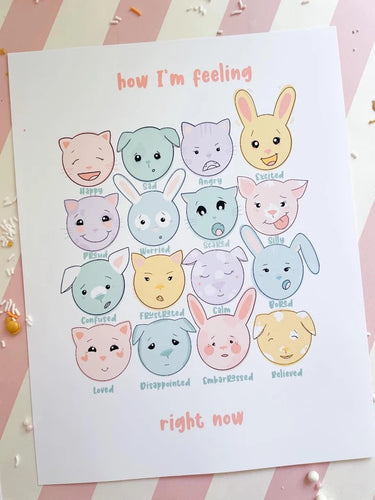 How am i feeling chart Printable