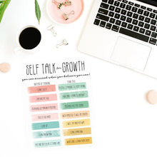 Load image into Gallery viewer, Self Talk for Growth Printable