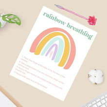 Load image into Gallery viewer, Rainbow Breathing Printable