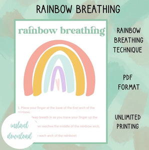 Rainbow Breathing Printable