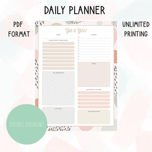 Get it Girl Planner Printable