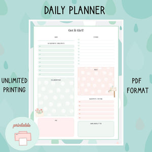 Get it Girl Planner Printable