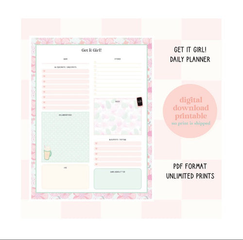 Get it Girl Planner Printable