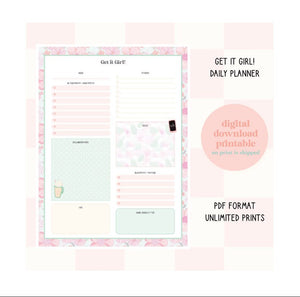 Get it Girl Planner Printable