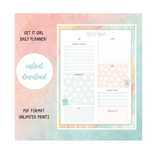 Get it Girl Planner Printable