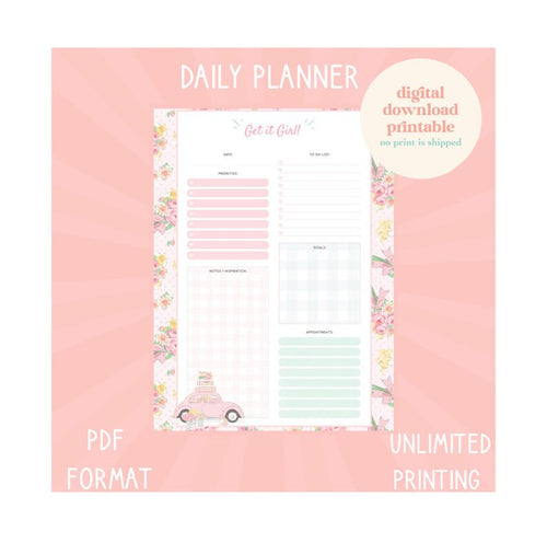 Get it Girl Planner Printable