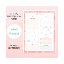 Load image into Gallery viewer, Get it Girl Planner Printable