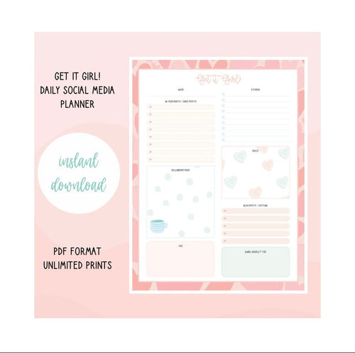Get it Girl Planner Printable