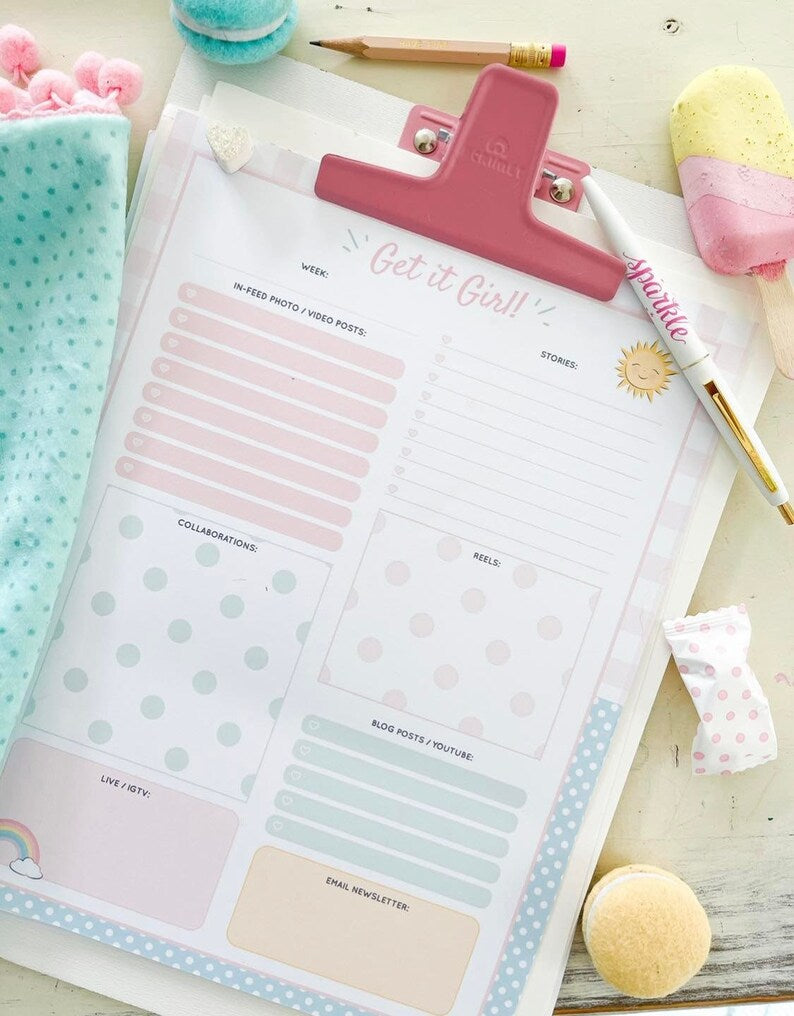 Get It Girl Suns Planner Printable