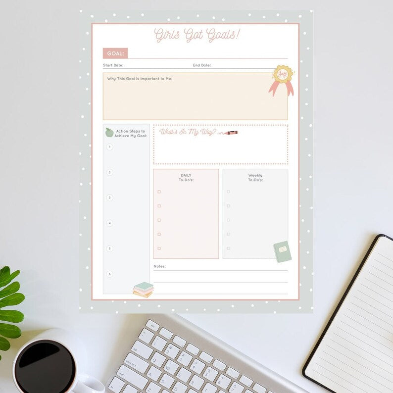 Girls Got Goals Planner Printable