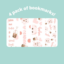 Load image into Gallery viewer, Kawaii Boba Kitten Bookmarks