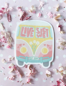 Live Sweet Bus Sticker