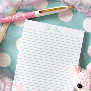 4x6 Bunnies To Do Notepad
