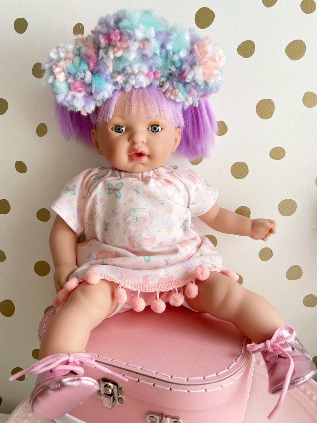 16” Preorder Lavender Soft Body/Vinyl Doll