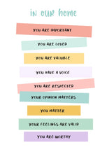 Load image into Gallery viewer, In Our Home Quote Printable