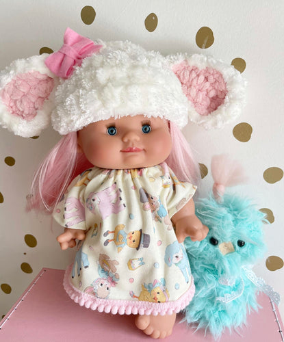 10” Yellow vintage Easter dress