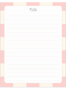 4 note pages: Printable