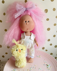 Pink cotton candy hair Chick Mia Set
