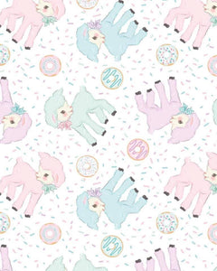 Lamb and Donuts Snuggle Blanket