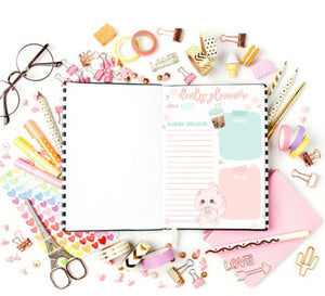 Boba Cat Daily Planner: Printable