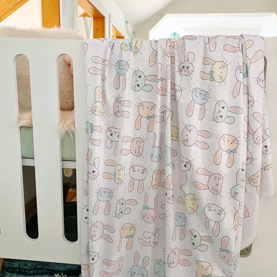 Bunny Faces Snuggle Blanket