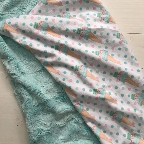 Macaroon Ice Cream Snuggle Blanket