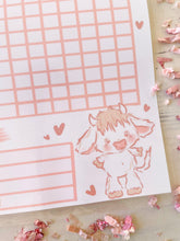 Load image into Gallery viewer, White Cow Reward Chart  Laminated Physical Print
