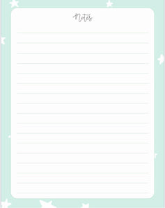 4 note pages: Printable