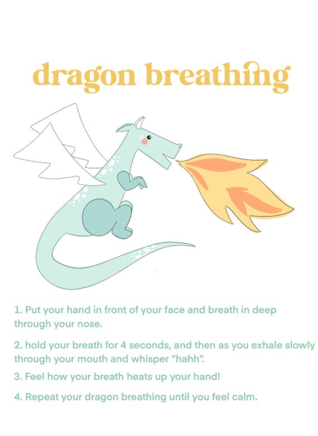 Dragon Breathing Printable