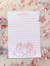 Load image into Gallery viewer, 5x7.5 Kissing Cows Notepad