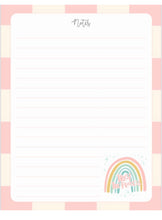 Load image into Gallery viewer, 4 note pages: Printable