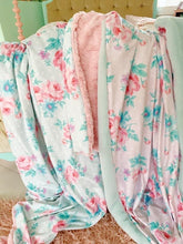 Load image into Gallery viewer, Romantic Floral Snuggle Blanket