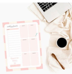 Weekly Planner: Printable