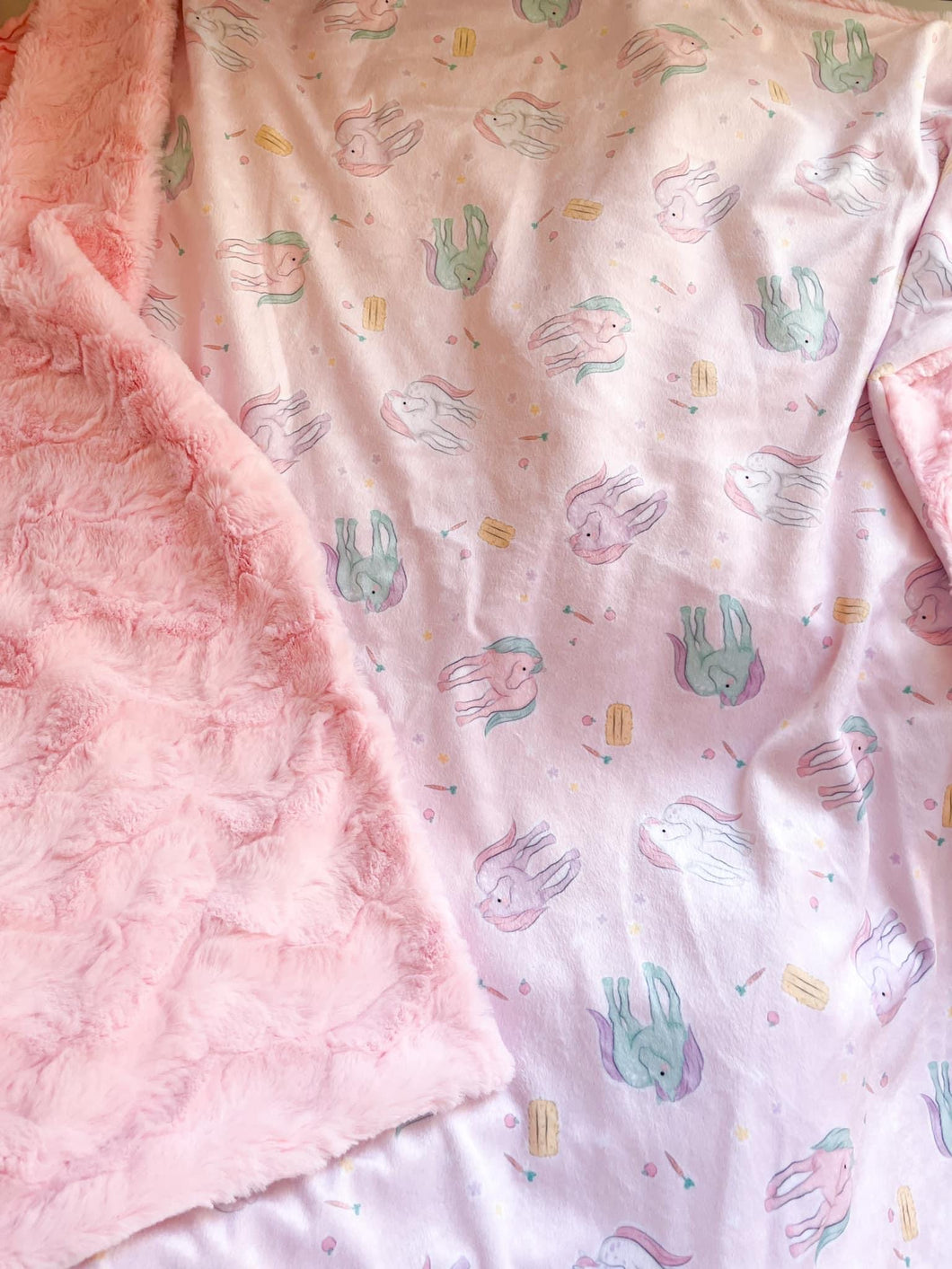 Horses Snuggle Blanket