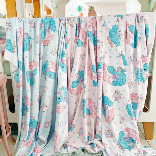 Bluebirds Snuggle Blanket
