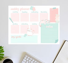 Load image into Gallery viewer, Cat Weekly Planner: Printable