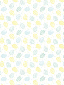 Easter Mint and Yellow Egg Snuggle Blanket