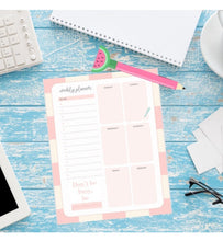 Load image into Gallery viewer, Weekly Planner: Printable