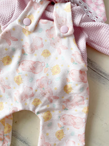 16” Preorder Bunny Overall Outfit