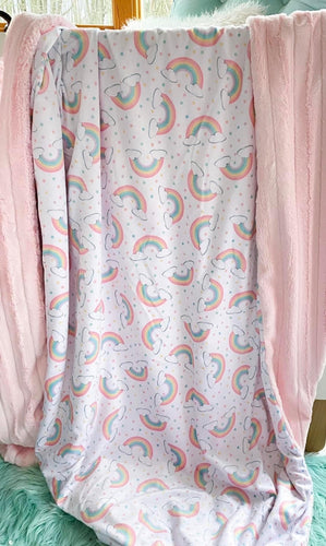 Rainbows Snuggle Blanket
