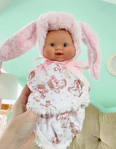 8” doll swaddle set