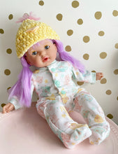 Load image into Gallery viewer, 16” Preorder Spring Shaggy Cow Footie Pajama
