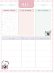 Reels Planner Printable