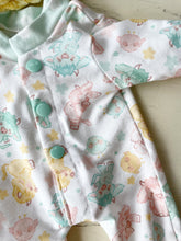 Load image into Gallery viewer, 16” Preorder Spring Shaggy Cow Footie Pajama