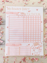 Load image into Gallery viewer, White Cow Reward Chart  Laminated Physical Print