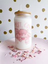 Load image into Gallery viewer, But First Coffee Cow Glass
