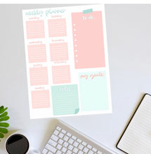 Load image into Gallery viewer, Weekly Planner: Printable