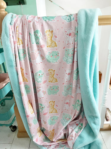 Kawaii Critters Snuggle Blanket