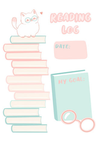 Reading Log Planner: Printable